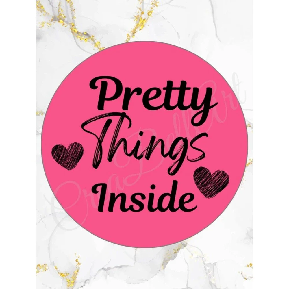 100 Thank you Stickers | Pretty Things Inside